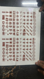 Gold Switch Stickers