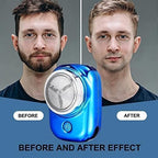 Rechargeable Mini Electric Shaver for Unisex | Cordless Portable Beard Trimmer | Pocket Size Razor